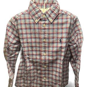 VGUC boys Ralph Lauren button down size 4T